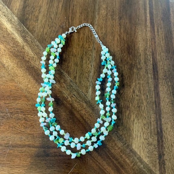 2/$20 or 3/$25 Triple Beaded Pearl Necklace - Picture 2 of 5